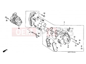 HONDA CBR600F2P CBR600F2 1993 F-9 FRONT BRAKE CALIPER