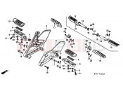 HONDA CBR600F2P CBR600F2 1993 F-20 FOOTREST