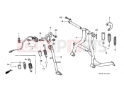 HONDA CBR600F2P CBR600F2 1993 F-21 SUPPORT