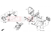 HONDA CBR600F2P CBR600F2 1993 F-25 FLASHING