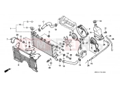HONDA CBR600F2P CBR600F2 1993 F-31 RADIATOR