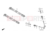 HONDA CBR600F3V CBR600F3 1997 E-3 CAMSHAFT / VALVE