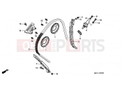 HONDA CBR600F3V CBR600F3 1997 E-4 TIMING CHAIN ​​/ TENSIONER