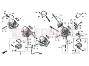 HONDA CBR600F3V CBR600F3 1997 E-18-1 CARBURETOR (PARTS)