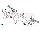 HONDA CBR600F3V CBR600F3 1997 F-3 HANDLE LEVER / SWITCH / CABLE