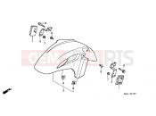 HONDA CBR600F3V CBR600F3 1997 F-7 FRONT FENDER