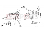 HONDA CBR600F3V CBR600F3 1997 F-21 SUPPORT