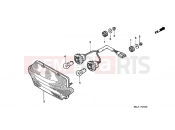 HONDA CBR600F3V CBR600F3 1997 F-26 REAR LAMP