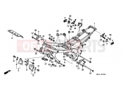 HONDA CBR600F3V CBR600F3 1997 F-29 FRAME HOUSING