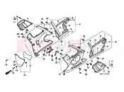 HONDA CBR600F3V CBR600F3 1997 F-33 ​​LOWER ENGINE HOUSING