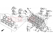 HONDA CBR600F45 CBR600F4 2005 E-2-1 CYLINDER HEAD (01 -06)