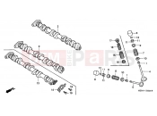 HONDA CBR600F45 CBR600F4 2005 E-3 CAMSHAFT / VALVE