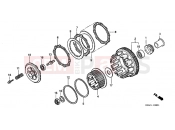 HONDA CBR600F45 CBR600F4 2005 E-6-1 CLUTCH (01 -06)