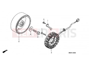 HONDA CBR600F45 CBR600F4 2005 E-9 GENERATOR