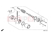 HONDA CBR600F45 CBR600F4 2005 E-11 STARTER ENGINE