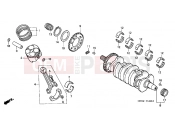 HONDA CBR600F45 CBR600F4 2005 E-14 CRANKSHAFT / PISTON