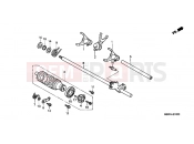 HONDA CBR600F45 CBR600F4 2005 E-16 TRANSMISSION DRUM