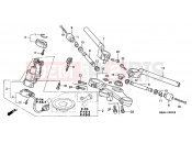 HONDA CBR600F45 CBR600F4 2005 F-5 STEERING BAR TUBE / UPPER BRIDGE