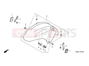 HONDA CBR600F45 CBR600F4 2005 F-7 FRONT FENDER