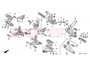 HONDA CBR600F45 CBR600F4 2005 F-20 FOOTREST