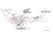 HONDA CBR600F45 CBR600F4 2005 F-36-2 STRIP (04 -06)