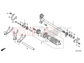 HONDA CTX700AE CTX700 ABS 2014 E-21 SEBESSÉGVÁLTÓ DOB (CTX700A)
