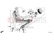 HONDA CTX700AE CTX700 ABS 2014 F-1 HEADLIGHT
