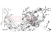 HONDA CTX700DE CTX700 Dual Cluth ABS 2014 E-6-1 RIGHT CRANKSHAFT COVER (CTX700D)