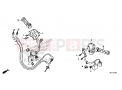 HONDA CTX700DE CTX700 Dual Cluth ABS 2014 F-4-1 HANDLE / SWITCH / CABLE (CTX700D)