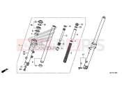 HONDA CTX700DE CTX700 Dual Cluth ABS 2014 F-12 FRONT FORK