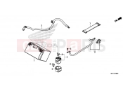 HONDA CTX700DE CTX700 Dual Cluth ABS 2014 F-38 BATTERY