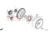 HONDA CTX700NAF CTX700N 2015 E-10 CLUTCH COUPLING START
