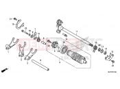 HONDA CTX700NAF CTX700N 2015 E-21 TRANSMISSION DRUM (CTX700N / NA)