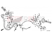 HONDA CTX700NAF CTX700N 2015 F-4 HANDLE LEVER / SWITCH / CABLE (CTX700N / NA)
