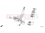 HONDA CTX700NAF CTX700N 2015 F-10 STEERING WHEEL