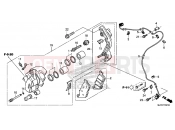 HONDA CTX700NAF CTX700N 2015 F-13-1 FRONT BRAKE CALIPER (CTX700NA / ND)