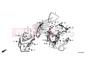 HONDA CTX700NAF CTX700N 2015 F-44 HEADLIGHT COVER