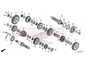 HONDA CTX700NF CTX700N 2015 TRANSMISSION E-18 (CTX700N / NA)
