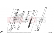HONDA CTX700NF CTX700N 2015 F-12 FRONT FORK
