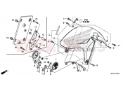 HONDA CTX700NDE CTX700N Dual Cluth ABS 2014 F-11 FRONT FENDER