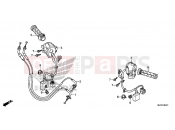 HONDA CTX700NDE CTX700NDE 2014 F-4-1 HANDLE ARM / SWITCH / CABLE (CTX700ND)
