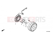 HONDA NSA700A8 DN-01 2008 E-9 GENERATOR