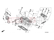 HONDA NSA700A9 DN-01 2009 E-2-1 HÁTSÓ HENGERFEJ