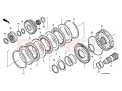 HONDA NSA700A9 DN-01 2009 E-7 TENGELYKAPCSOLÓ