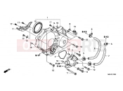 HONDA NSA700A9 DN-01 2009 E-10 LEFT CRANKSHAFT COVER / WATER PUMP