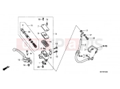 HONDA NSA700A9 DN-01 2009 F-4 FRONT BRAKE MASTERCYLINDER