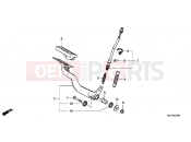 HONDA NSA700A9 DN-01 2009 F-27 PEDAL