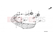 HONDA NSA700A9 DN-01 2009 F-34 KOMBINÁCIÓS VILÁGÍTÁS