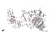 HONDA NT650V2 Deauville 2002 E-2 FRONT CYLINDER HEAD