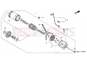 HONDA NT650V2 Deauville 2002 E-12 STARTER ENGINE